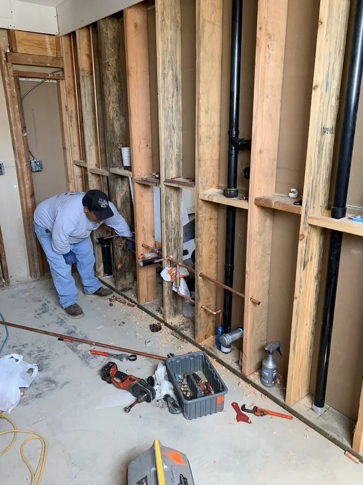 Commercial rough-in plumbing for Commercial Plumbing in Stoneham